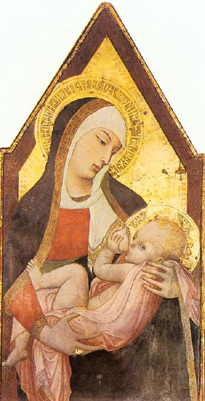 Ambrogio Lorenzetti Nursing Madonna